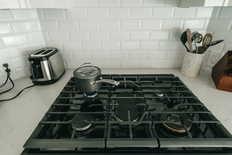 Electric cooktop in a modern kitchen